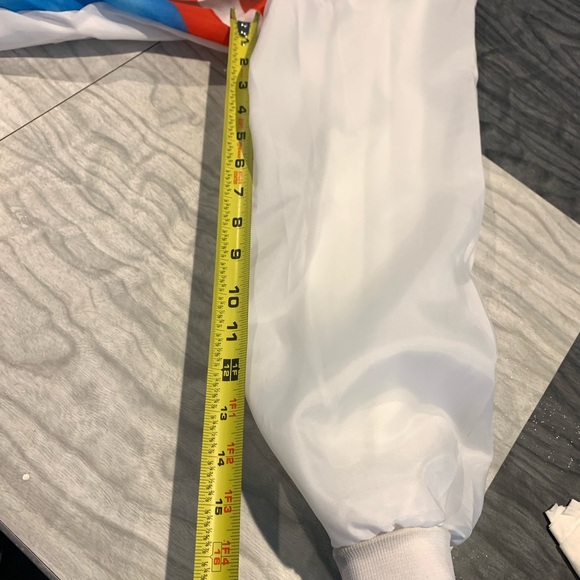 Vintage VFW satin snap jacket double sided King Louie Made in USA Medium Indiana - Picture 11 of 12